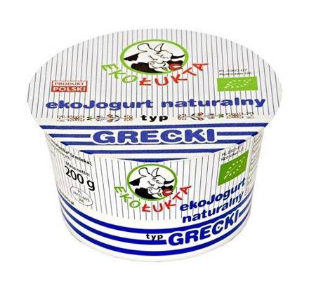 Jogurt naturalny typ grecki BIO 200g Eko Łukta